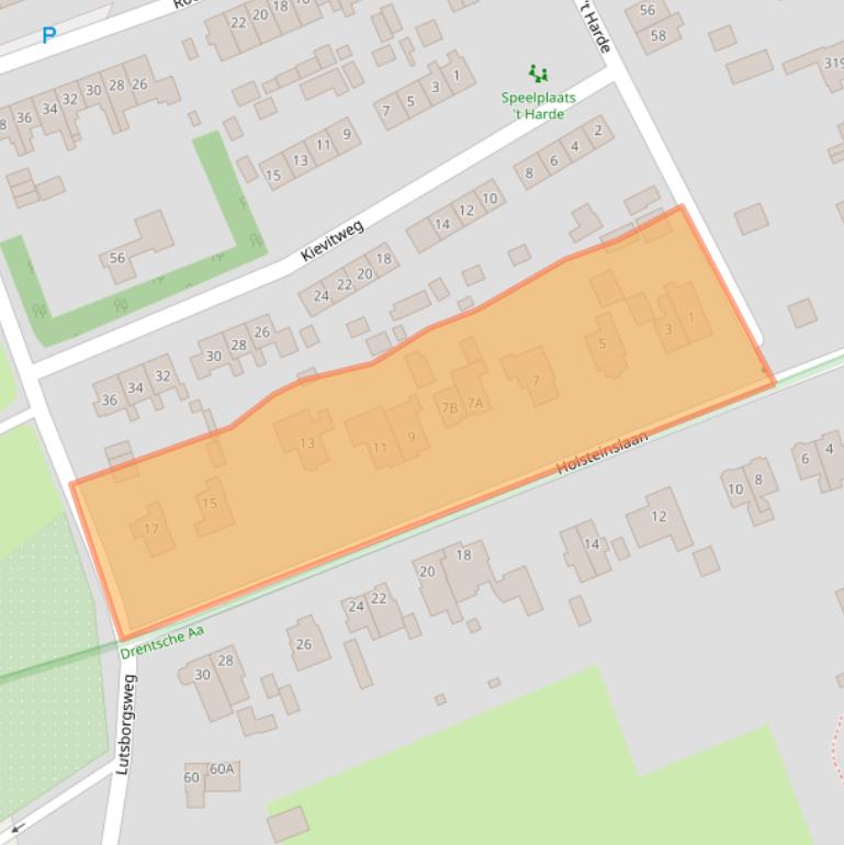 Kaart van postcodegebied 9752VP.