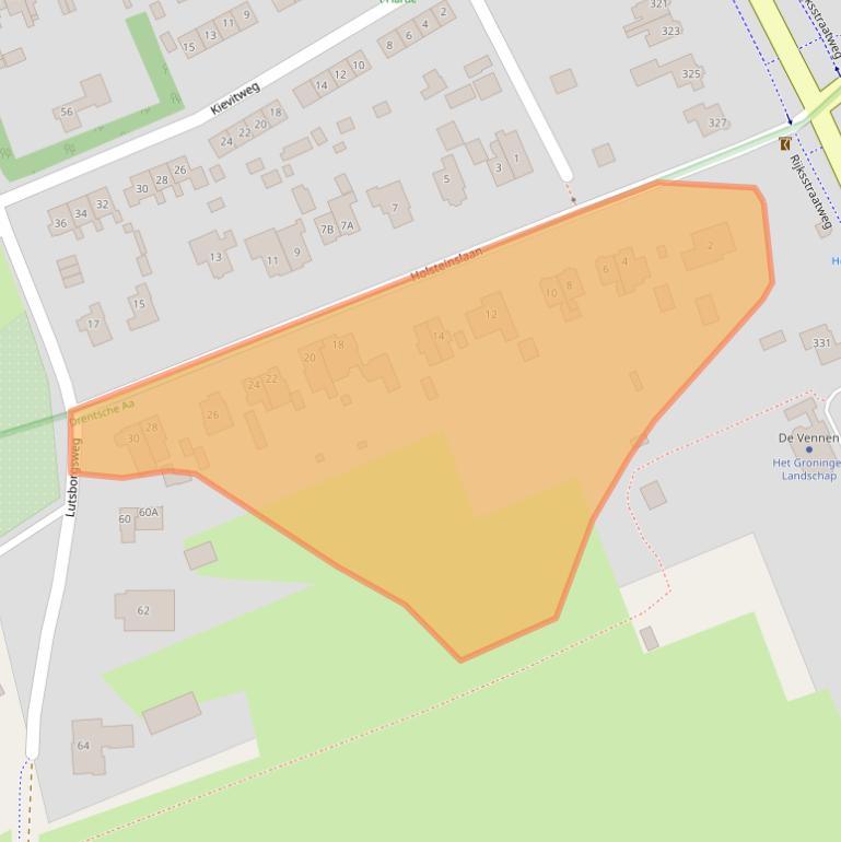 Kaart van postcodegebied 9752VR.