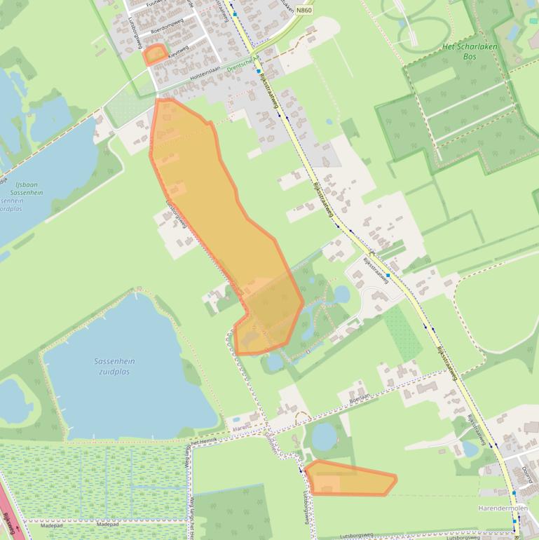 Kaart van postcodegebied 9752VX.