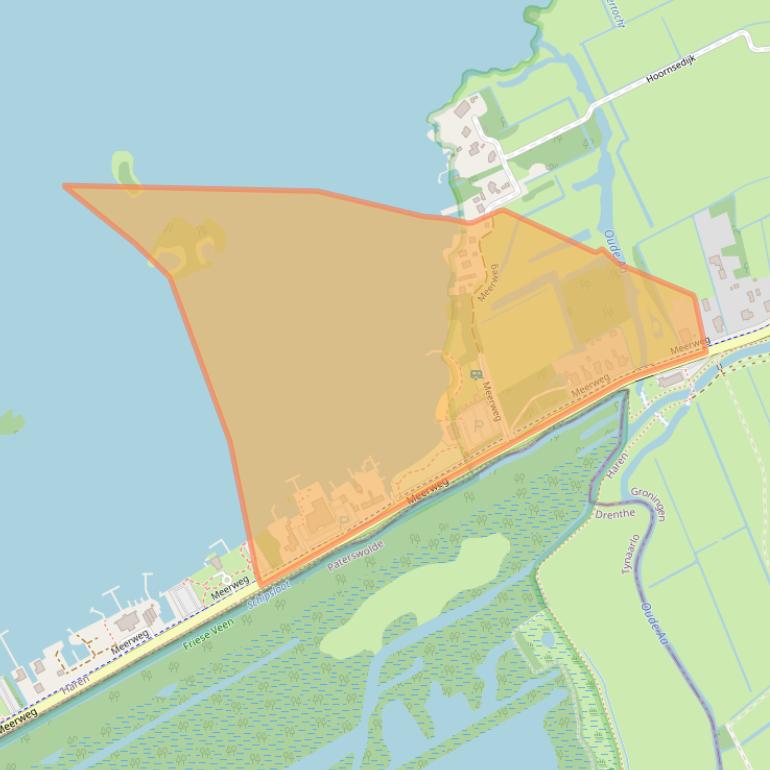 Kaart van postcodegebied 9752XC.