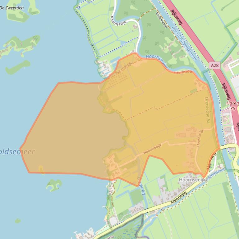 Kaart van postcodegebied 9752XK.