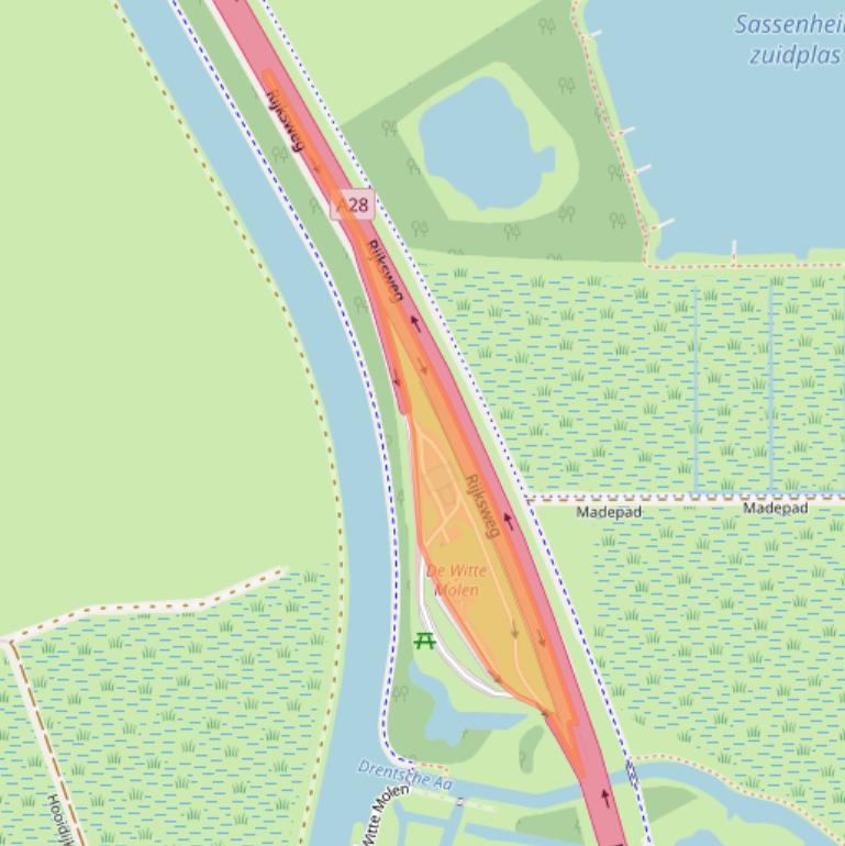 Kaart van postcodegebied 9752XZ.