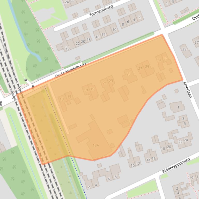 Kaart van postcodegebied 9753BP.