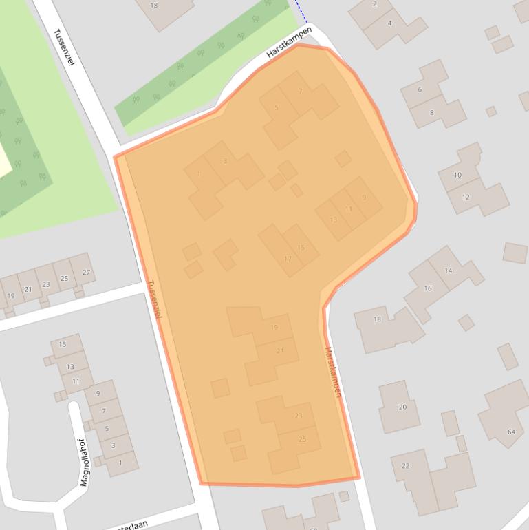 Kaart van postcodegebied 9753ES.