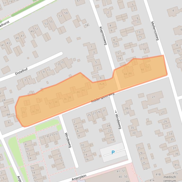 Kaart van postcodegebied 9753GK.