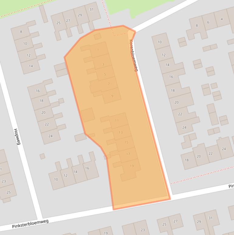 Kaart van postcodegebied 9753HA.