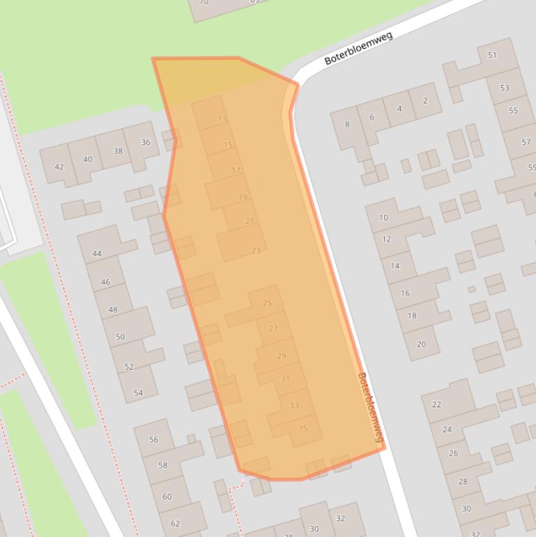 Kaart van postcodegebied 9753HH.