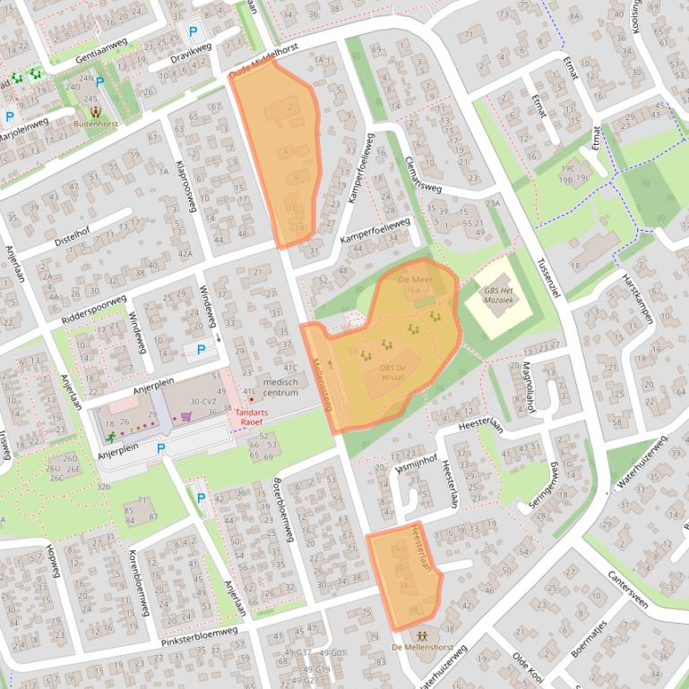 Kaart van postcodegebied 9753HN.