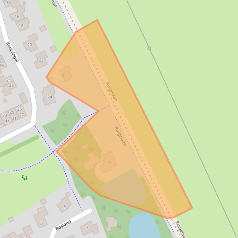 Kaart van postcodegebied 9753HT.