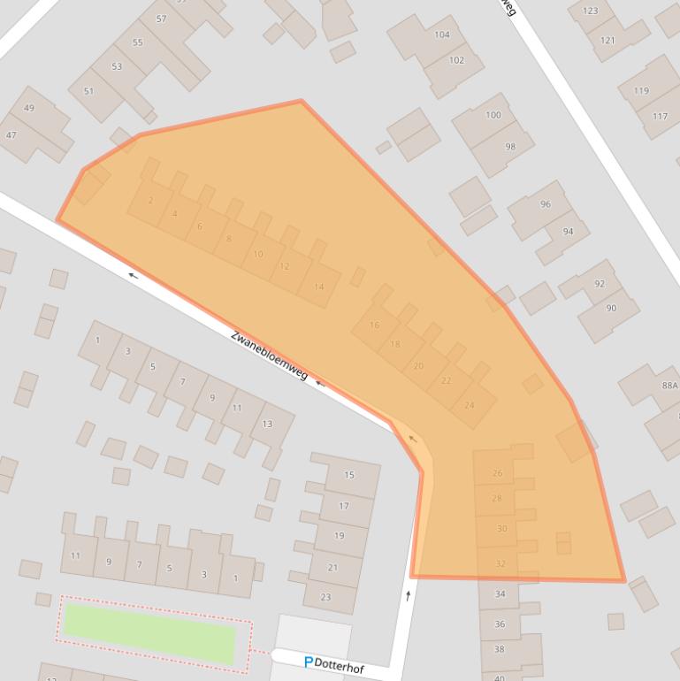 Kaart van postcodegebied 9753JH.