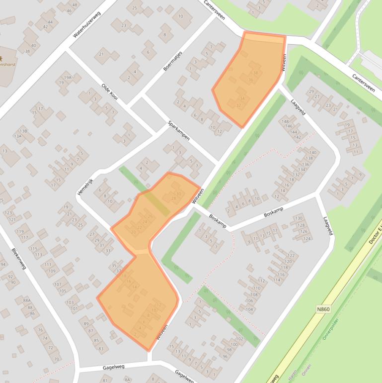 Kaart van postcodegebied 9753KL.