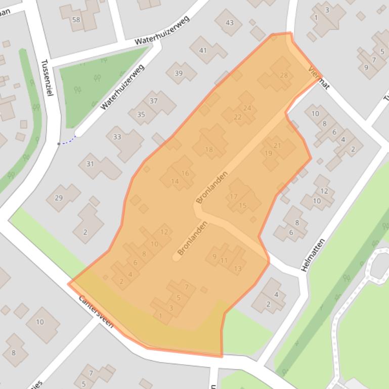 Kaart van postcodegebied 9753KT.