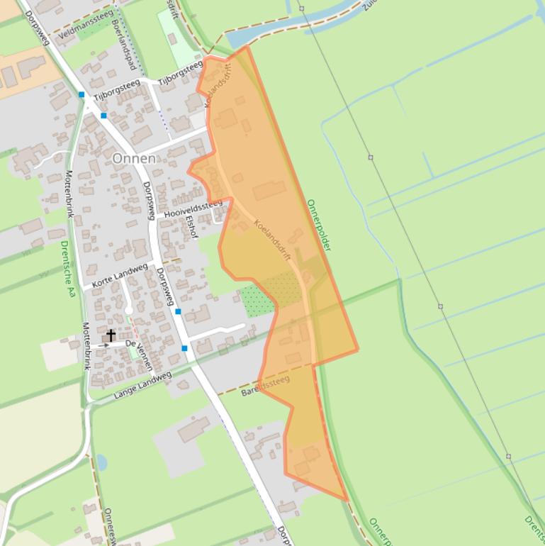 Kaart van postcodegebied 9755PN.