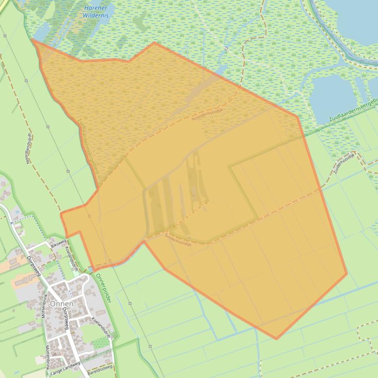 Kaart van postcodegebied 9755RA.