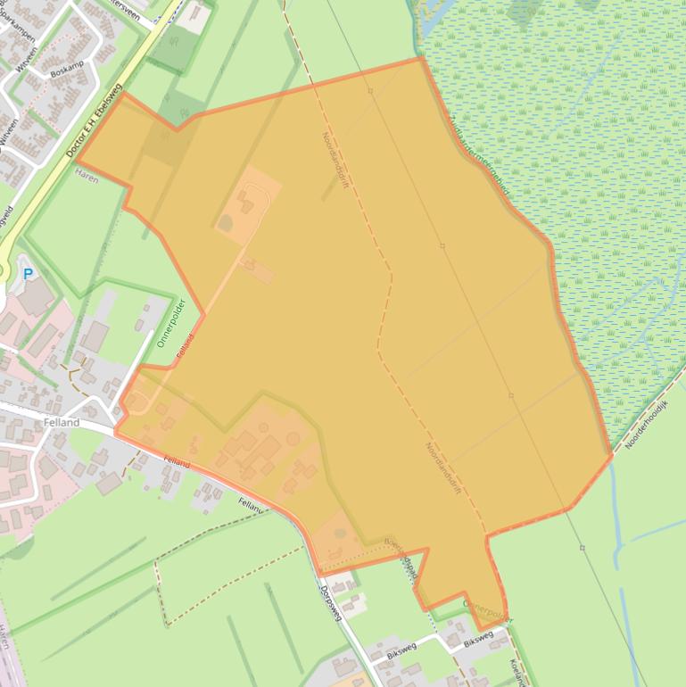 Kaart van postcodegebied 9755TC.