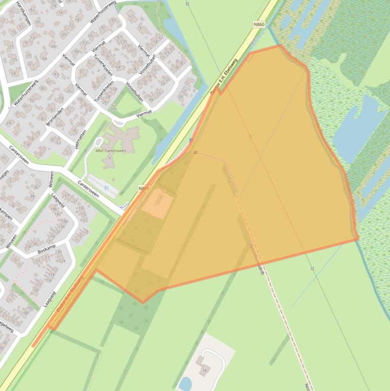 Kaart van postcodegebied 9755TT.