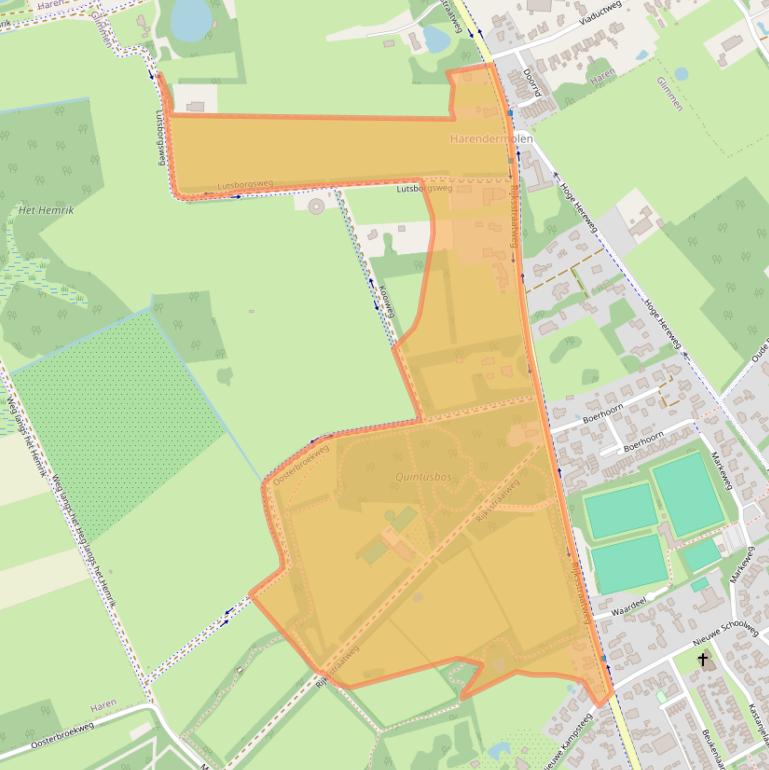 Kaart van postcodegebied 9756AA.