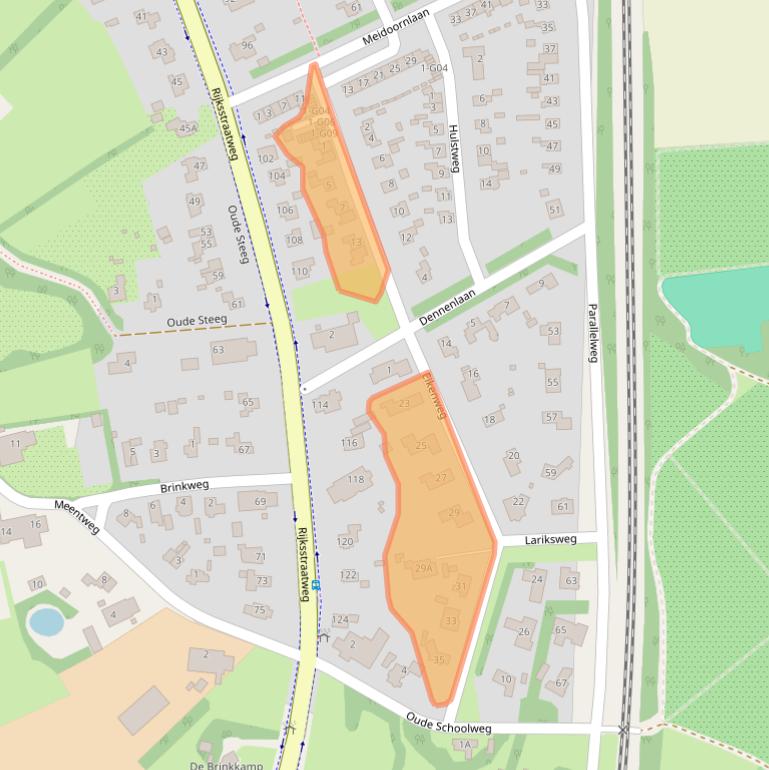 Kaart van postcodegebied 9756BR.