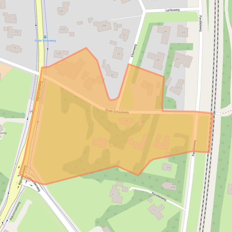 Kaart van postcodegebied 9756BX.