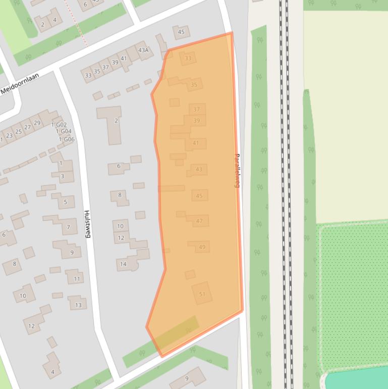 Kaart van postcodegebied 9756CB.