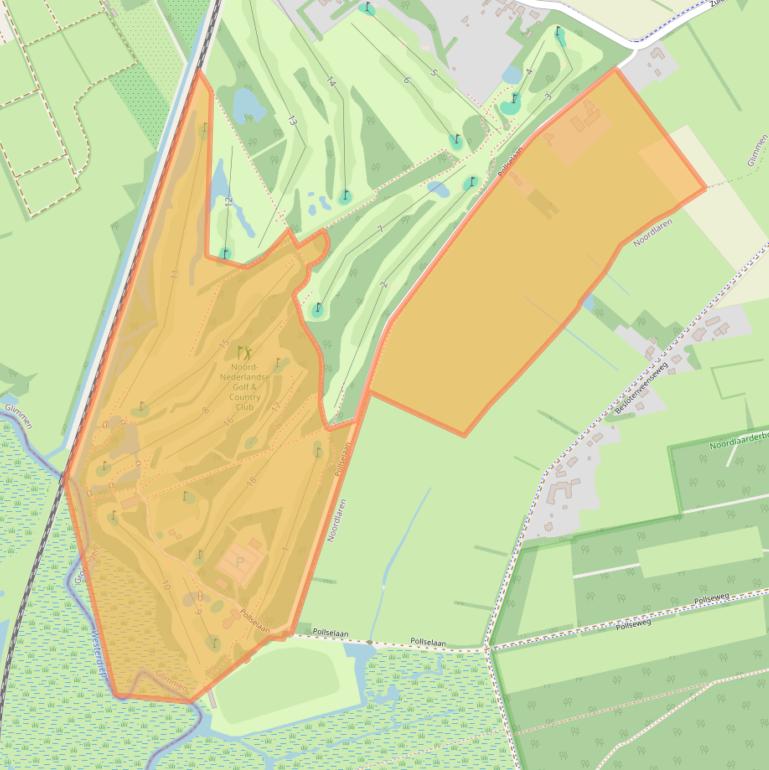 Kaart van postcodegebied 9756CJ.