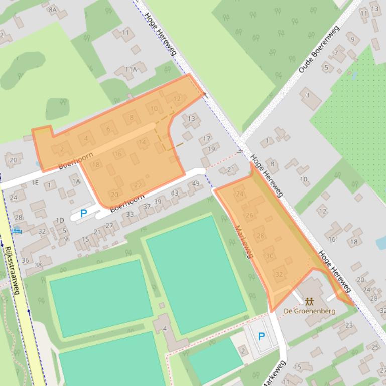 Kaart van postcodegebied 9756CL.