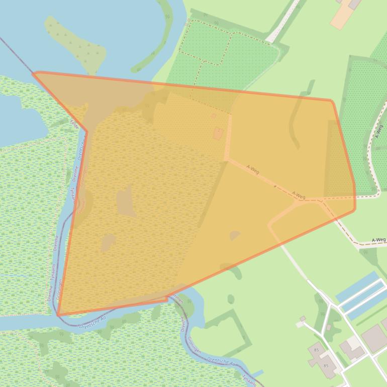 Kaart van postcodegebied 9756TC.