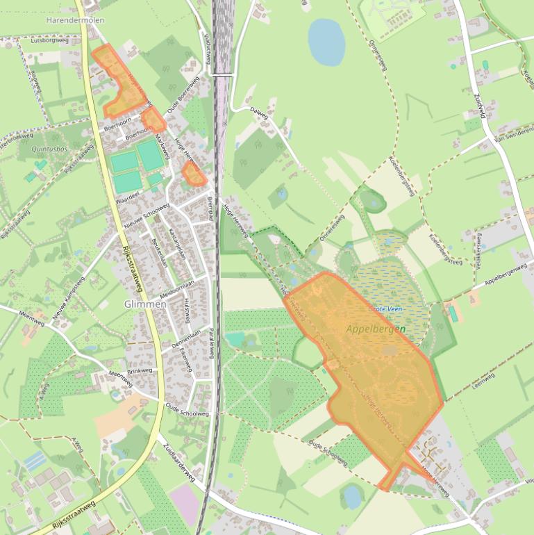 Kaart van postcodegebied 9756TG.