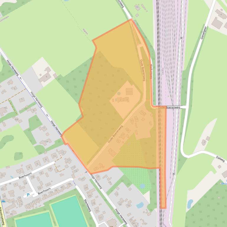 Kaart van postcodegebied 9756TL.