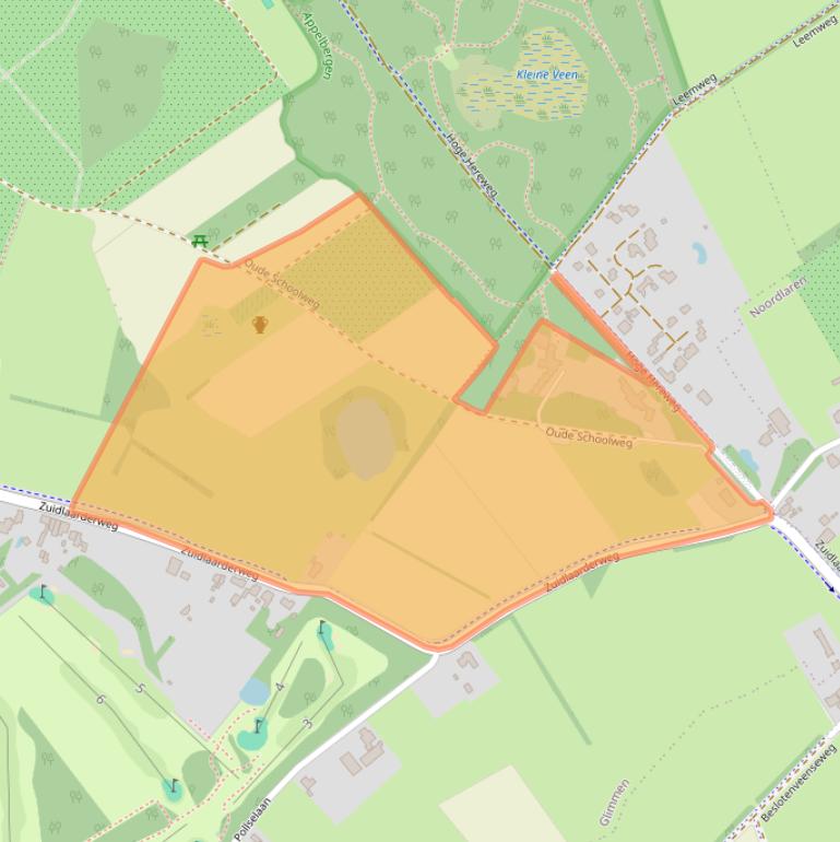 Kaart van postcodegebied 9756TM.