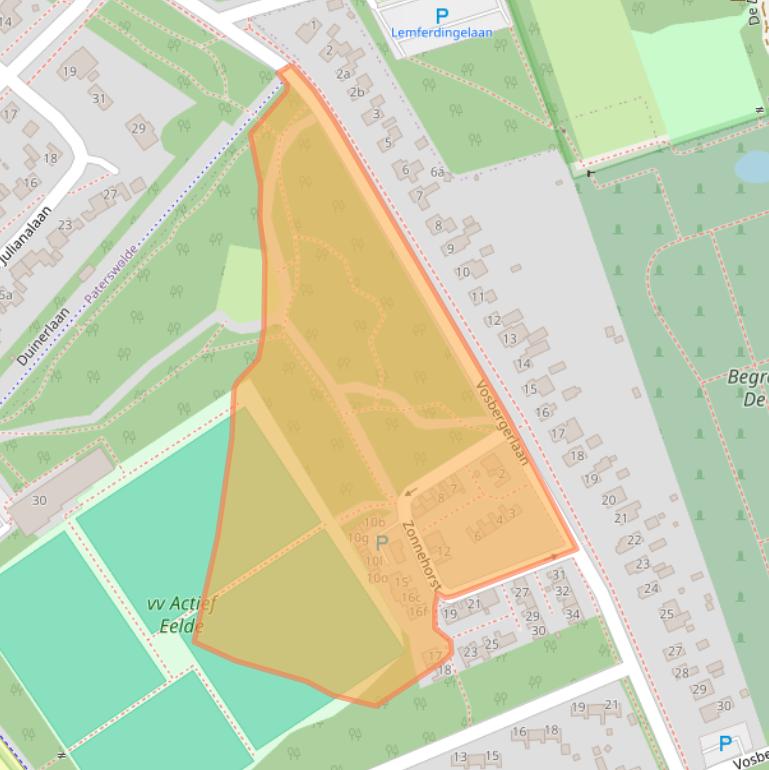 Kaart van postcodegebied 9761AH.