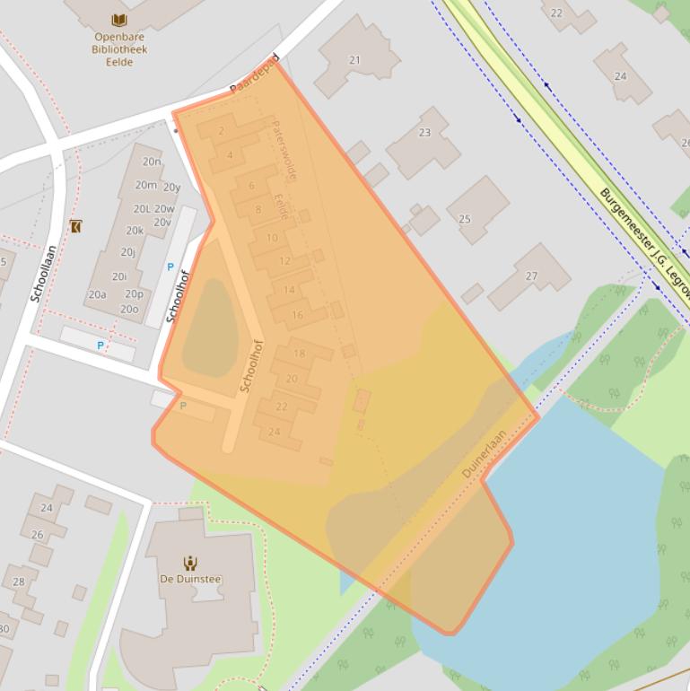 Kaart van postcodegebied 9761AM.