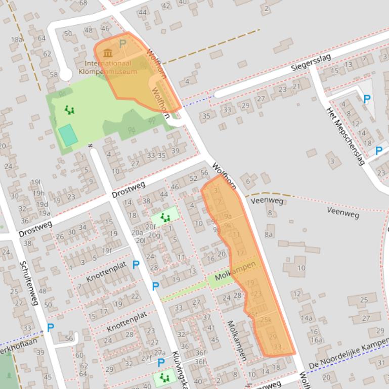 Kaart van postcodegebied 9761BA.