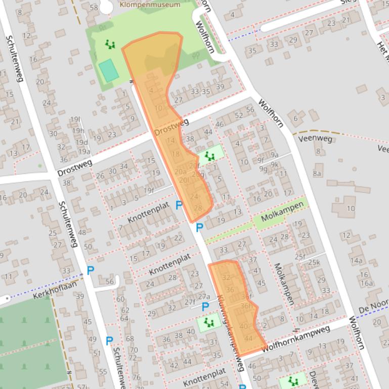 Kaart van postcodegebied 9761BP.