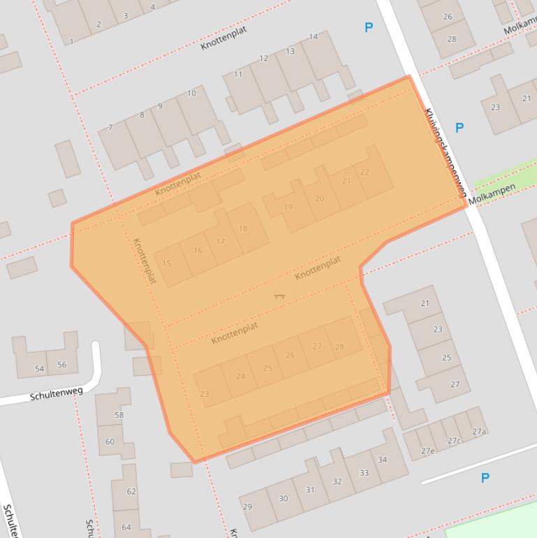 Kaart van postcodegebied 9761BT.