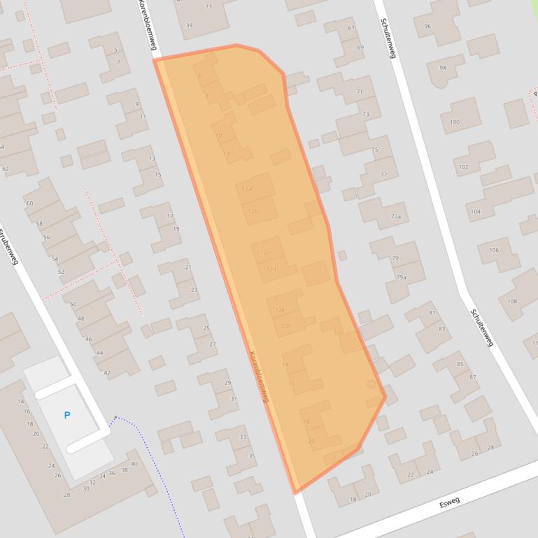 Kaart van postcodegebied 9761CD.