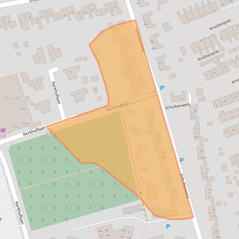 Kaart van postcodegebied 9761CG.