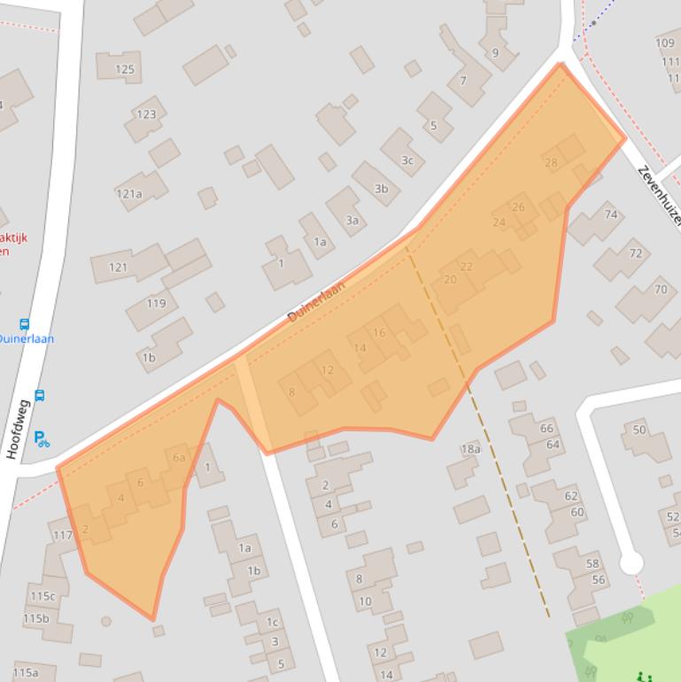 Kaart van postcodegebied 9761CT.