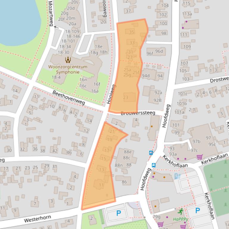 Kaart van postcodegebied 9761GM.