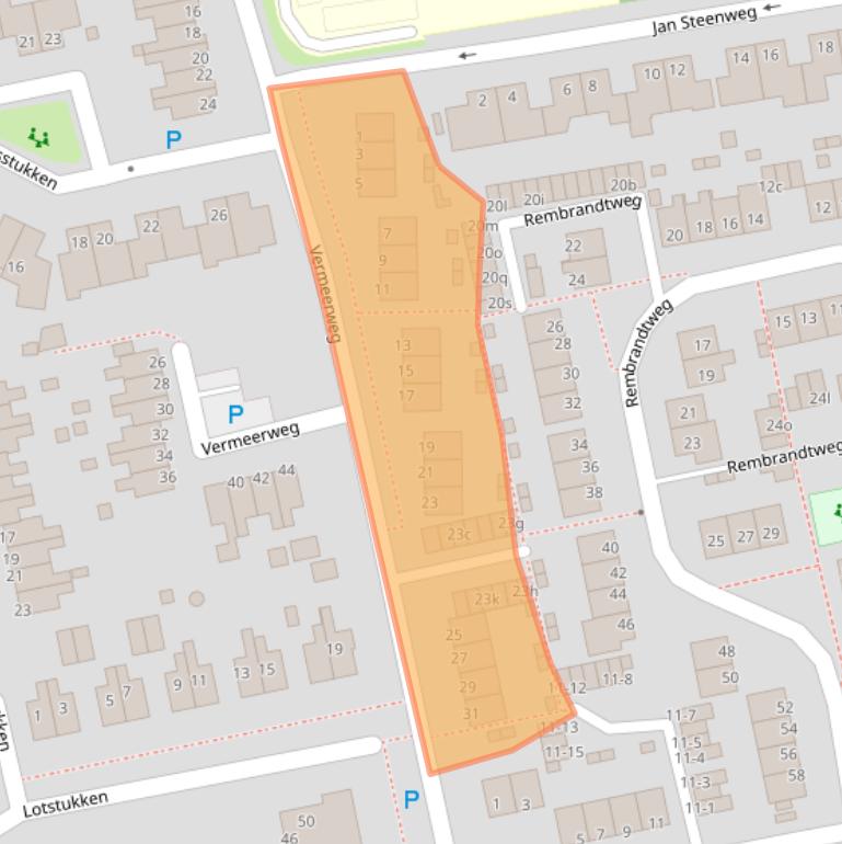 Kaart van postcodegebied 9761HV.