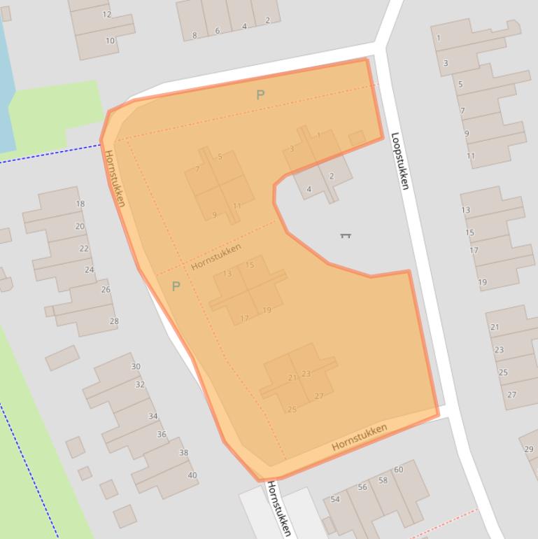 Kaart van postcodegebied 9761JM.