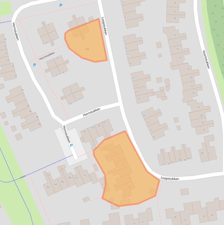 Kaart van postcodegebied 9761JS.