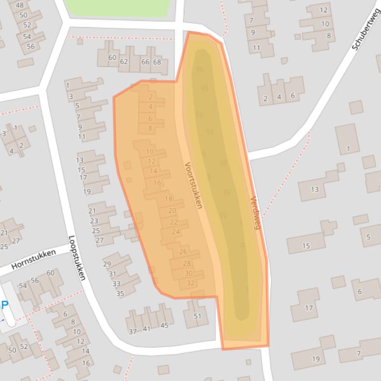 Kaart van postcodegebied 9761JT.