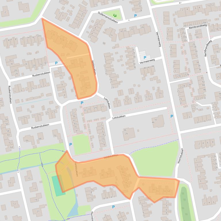 Kaart van postcodegebied 9761JW.