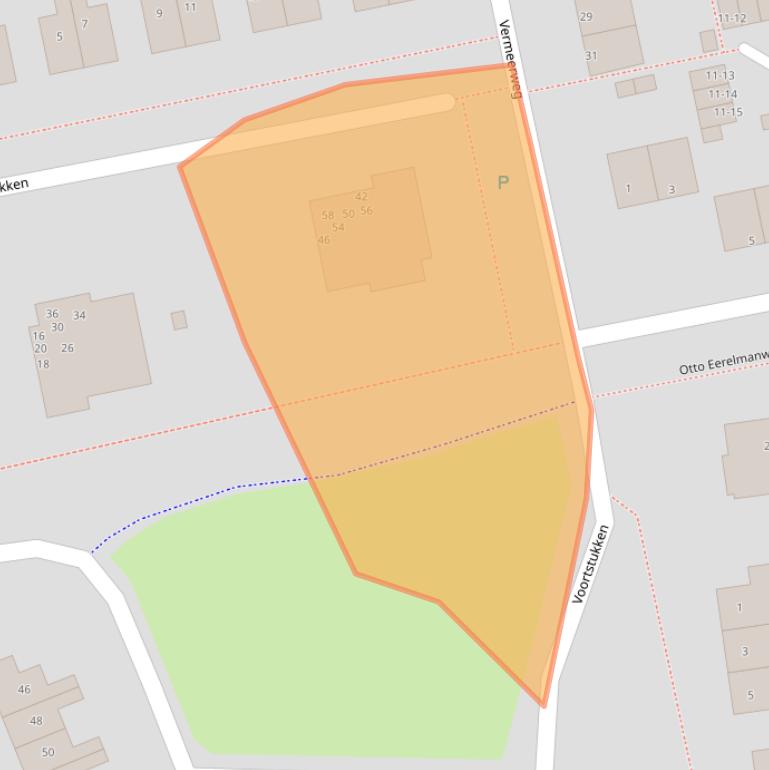 Kaart van postcodegebied 9761KB.