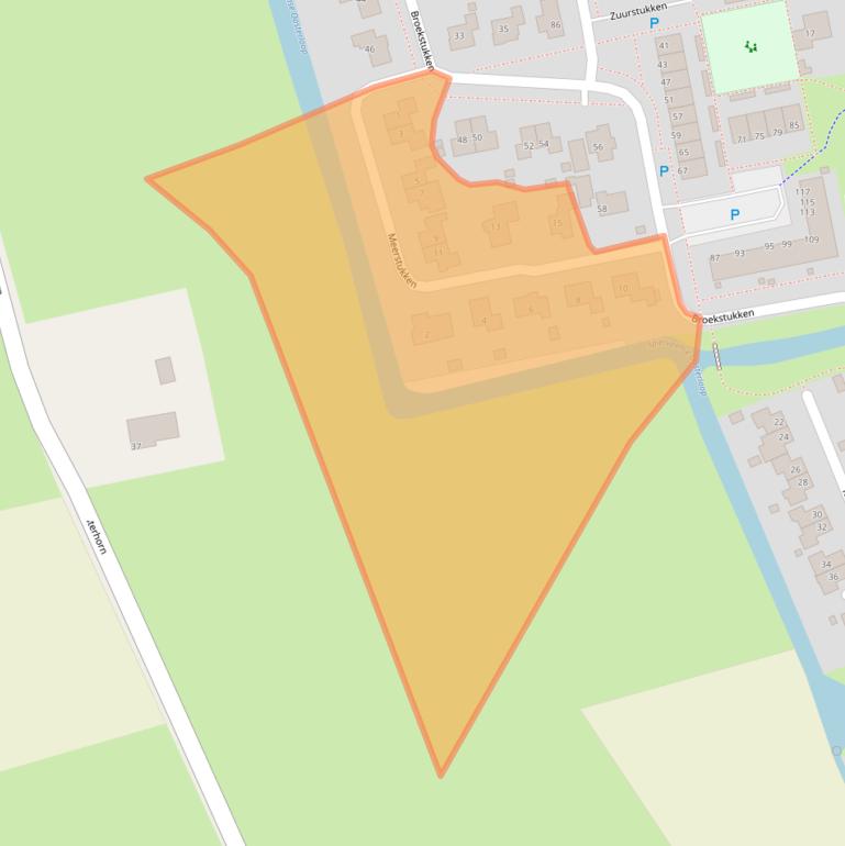 Kaart van postcodegebied 9761KR.