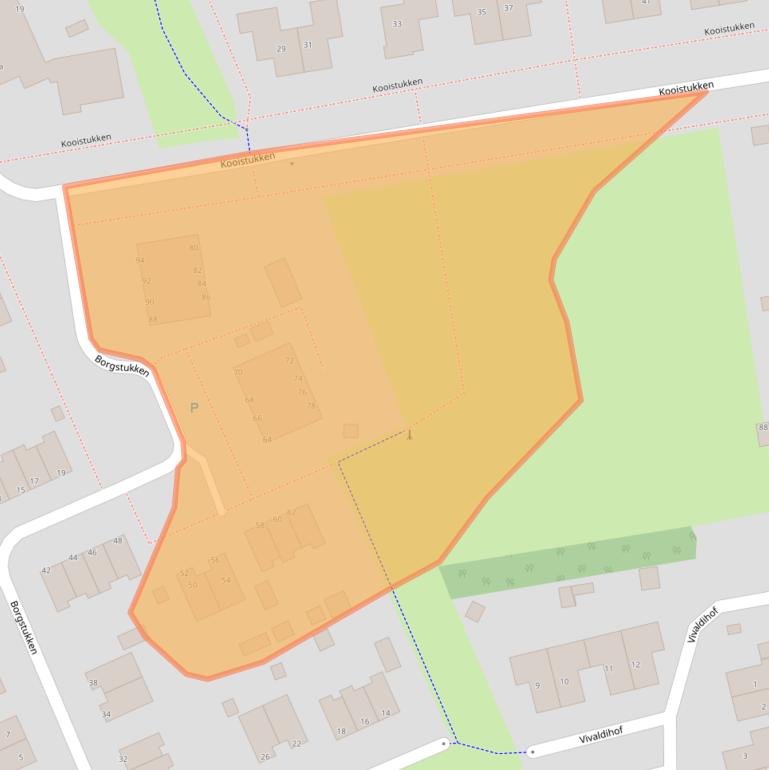 Kaart van postcodegebied 9761LB.