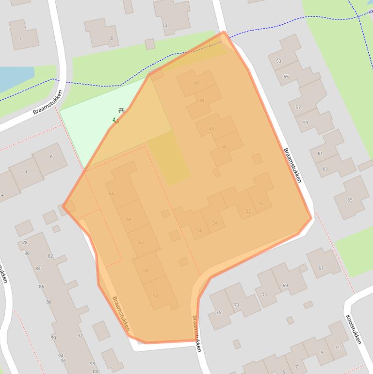 Kaart van postcodegebied 9761LL.