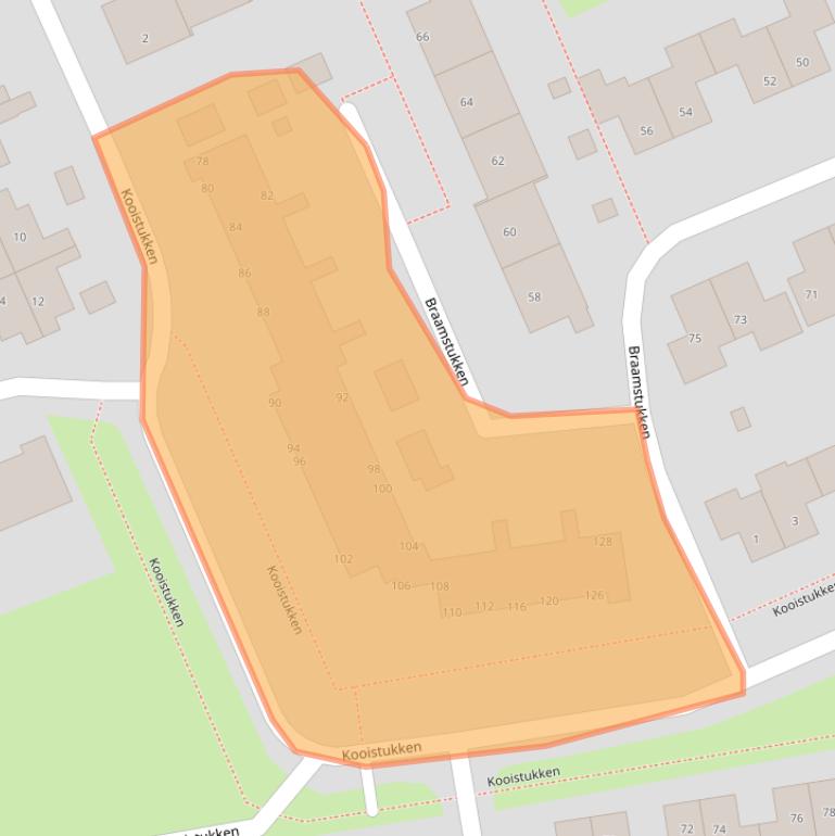 Kaart van postcodegebied 9761LM.