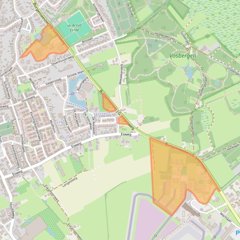 Kaart van postcodegebied 9761TA.